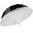 walimex pro Parabol Reflexschirm schwarz/silberfarben Ø129cm Diffusor Fotografie (Reflektor, 129 cm