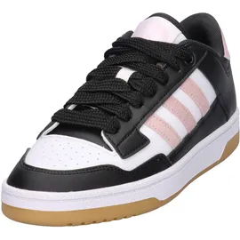 adidas Rapid Court Low Kinder Weiß/Schwarz/Pink 38