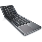 Aplic faltbare Mini Bluetooth Tastatur mit Touchpad - faltbares Keyboard im Super Slim Design
