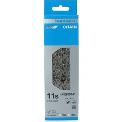 Shimano CN-E8000 Fahrradkette Sil-Tec 11-fach HG-X Kette für Fahrrad E-Bike Steps mit Laufrichtung