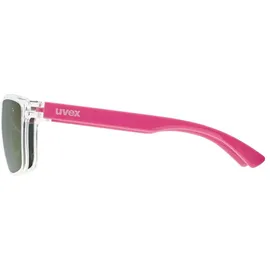 Uvex Rookie Sonnenbrille Clear Pink/Mirror Pink