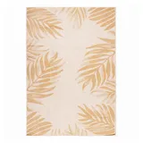 vidaXL Blattmuster Outdoor-Teppich 160 x 230 cm Gelb