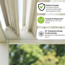 Weide Classic 3 x 3 m Weiß