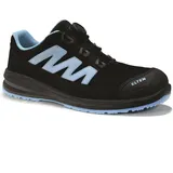 ELTEN Marten XXSports Pro BOA black-blue Low ESD S3, Damen und Herren, Leder, Stahlkappe, leicht, sportlich Schwarz,Blau46