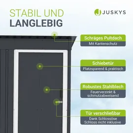 Juskys Gerätehaus S Anthrazit