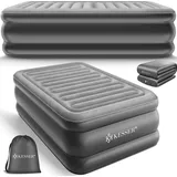 Kesser KESSER® Aufblasbare Matratze Luftbett mit eingebauter elektrischer Pumpe integrierte erhöhte aufblasbare Matratze für Übernachtungsgäste mit Aufbewahrungstasche