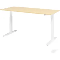 Hammerbacher Schreibtisch XMKA 19 Ahorn / Weiß