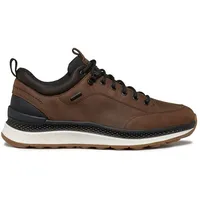 GEOX Herren U SPHERICA ACTIF X2 Sneaker, Coffee/Black, 43 EU