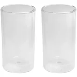 De'Longhi Delonghi AS00004179, DLSC325 2er-Set Cold Brew Gläser, doppelwandig, 300 ml