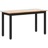 vidaXL Sitzbank Natur Beige 80 x 35 x 45 cm