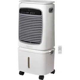 Sygonix Luftkühler 80 W (L x B x H) 400 x 300 x 850 mm Weiß LED-Display, mit Fernbedienung, Oszillierend, Timer
