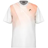 Head Racket Head Topspin T-Shirt Boys, Print Vision m/Campfire Orang - Campfire Orange - 128