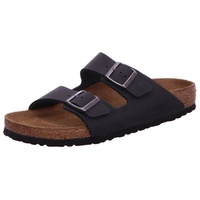 BIRKENSTOCK Arizona Nubukleder geölt schmal schwarz 43