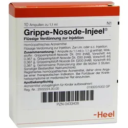 Grippe Nosode Injeel Ampullen 10 St