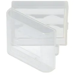 Soshine Plastikbox für 2x 16340/RCR123 transparent
