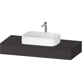 Duravit Konsole 1200x550x170mm, mit Ausschnitt mittig, QA4802080800000, Farbe: graphit supermatt