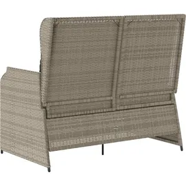 vidaXL Gartenbank 1-tlg 120 x 60 x 75 cm Hellgrau