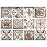 OTTO home Fliesenaufkleber Ornamente 12 Stück 15 cm x 15 cm selbstklebend