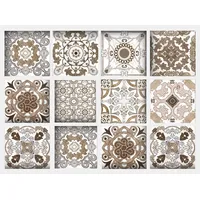 OTTO home Fliesenaufkleber Ornamente 12 Stück 15 cm x 15 cm selbstklebend