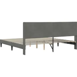 vidaXL Bettrahmen 180 x 200 cm Dunkelgrau