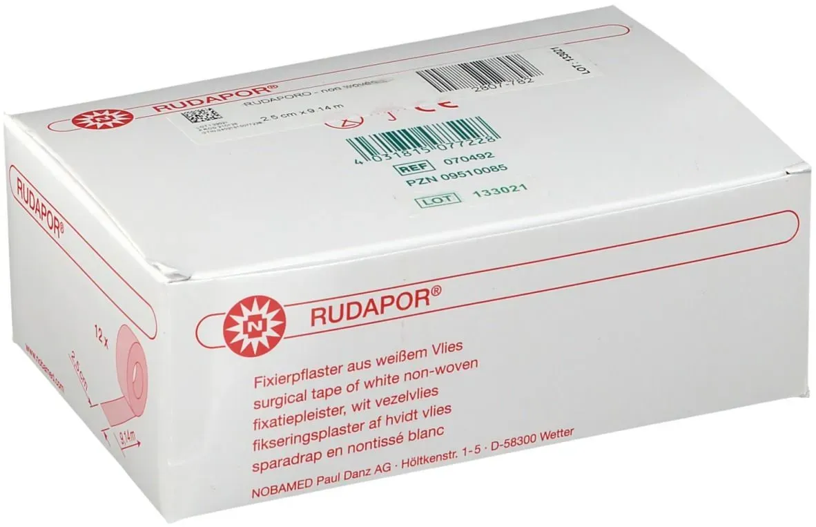 Noba Rudaporo Non Woven 2,50cmx9,14m 9100032 12 St Verband