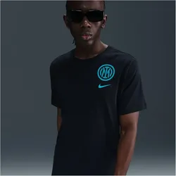NIKE Inter Mailand Crest T-Shirt Herren 010 - black XS