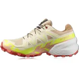 Damen hazelnut/safety yellow/fiery coral 38