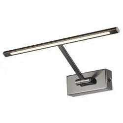 Azzardo AZ2643 LED Wandleuchte Spiegelleuchte Monalisa 36 1x8W | 275Lm | 3000K | IP20 - schwarz chrom