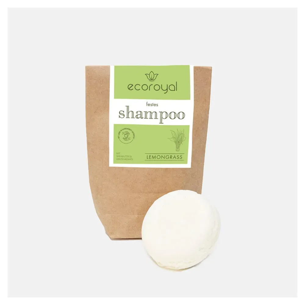 Ecoroyal Lemongrass - festes Shampoo - Bio