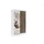 altdecor Kleiderschrank Vilan 120 x 215 x 61 cm Weiß/Eiche Wotan