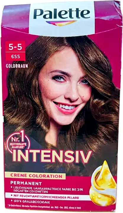 Poly Palette Intensiv-Creme-Coloration 5-5/655 Goldbraun