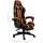 vidaXL 20532 Gaming Chair mit Fußablage schwarz/orange