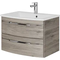 Saphir »Serie 7045 Mineralmarmor-Waschtisch und Unterschrank, 71,5 cm breit«,