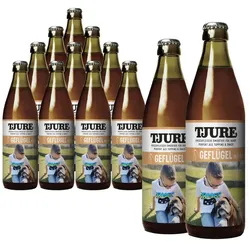 TJURE Hund - Geflügel 10+2 |  reich an Proteinen | ausgezeichnete Quelle für Energie 3840,00 ml