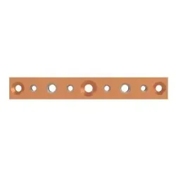 Striebel & John ZX1220 Cu-Schienen 30x10mm, L: 215mm Kupferschiene, lose Lieferung 2CPX042267R9999