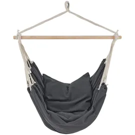 [en.casa] Hängesessel Peralvillo Dunkelgrau