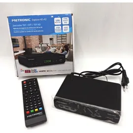 METRONIC DVB-T HD Decoder für TV – HDMI, Scart, Demodulator, Empfänger, Adapter, Tuner für DVB-T-Antenne – Recorder USB 441658