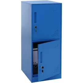 MCW MCW-P63 Aktenschrank 90 x 38 x 45 cm Blau
