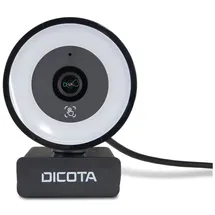 Dicota Webcam Ringlight 5MP Schwarz