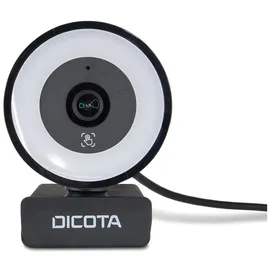 Dicota Webcam Ringlight 5MP Schwarz