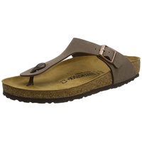 Birkenstock Gizeh BF Nubuk Mocca, 45 (EUR) - 14-14.5 (US), Mokka, 14-14.5 Women/14-14.5 Men - 47/48 EU