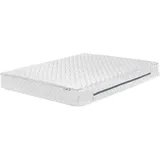 Beliani Matratze Weiß Taschenfedern Memory Foam 180x200 cm