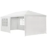 Juskys Partyzelt 3 x 6 m inkl. Seitenteile weiß