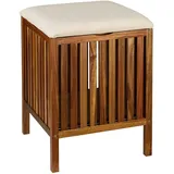 Wenko Hocker Fondi 39 x 52 x 39 cm Braun