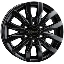 Borbet CW6 6,5 x 16 6 x 130 ET54 Schwarz Matt