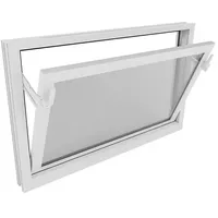 Solid Elements Kippfenster  (80 x 50 cm, Weiß)