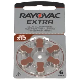 Rayovac Extra Advanced 312 PR41 6 St