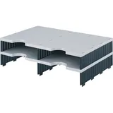 Styro Aufbaueinheit styrodoc duo 268-1202.98 4Fächer gr/sw