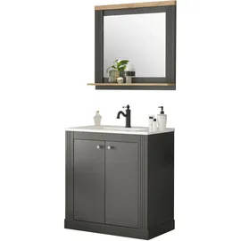 Home Affaire WESTMINSTER 2-tlg. Grau