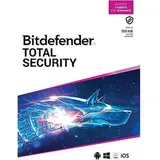 BitDefender Total Security 2025 / ESD + Key | 5 Geräte 1,5 Jahre, deutsch